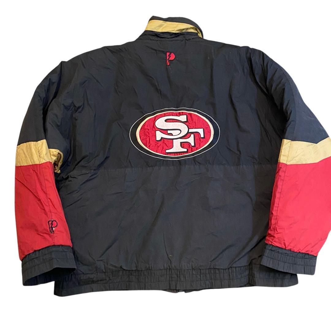 NFL 49ers ビンテージ 90s ナイロンジャケット アメフト 古着