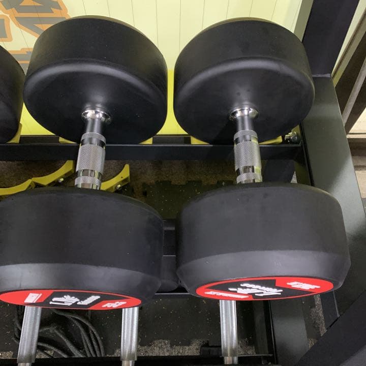 ラバーダンベル22.5kg 2個