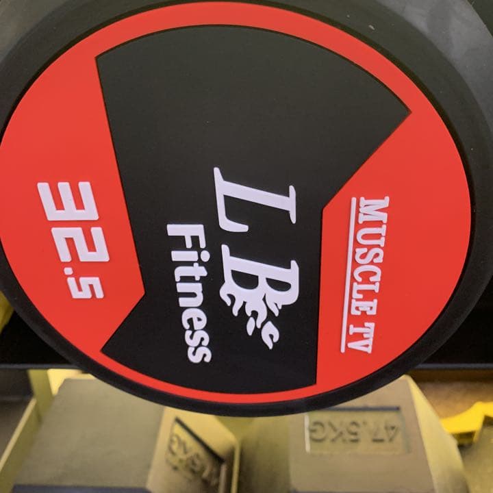 ラバーダンベル22.5kg 2個