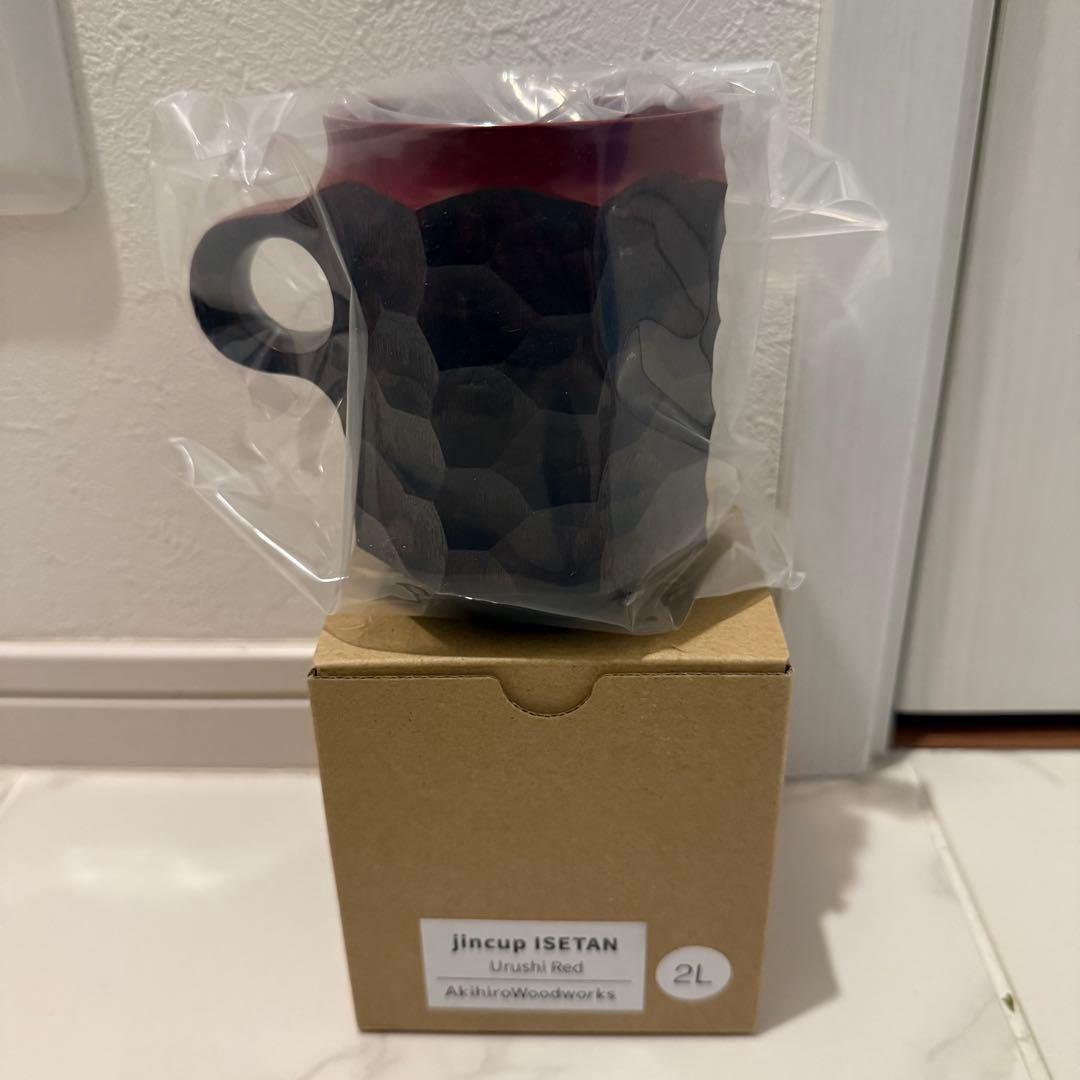 2L ジンカップ　jincup Urushi Red ISETAN model