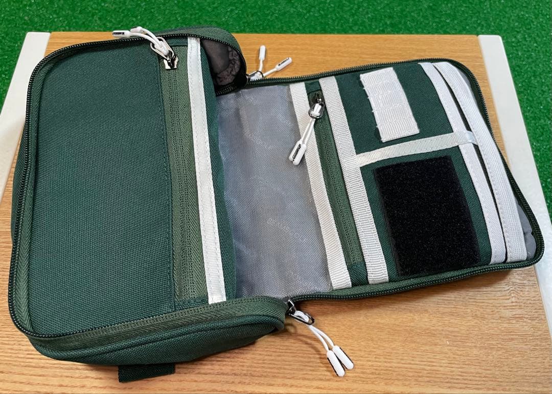 【訳あり未使用品】BEAMS GOLF ユーティリティオーガナイザー（グリーン）