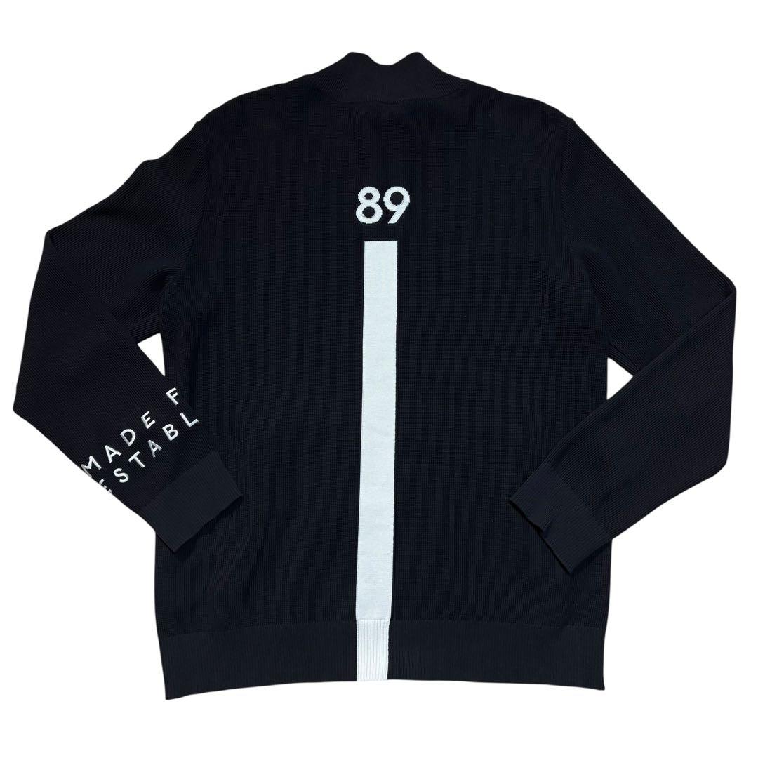 PEARLY GATES ロゴプリント セーター ニット ブルゾン サイズ5