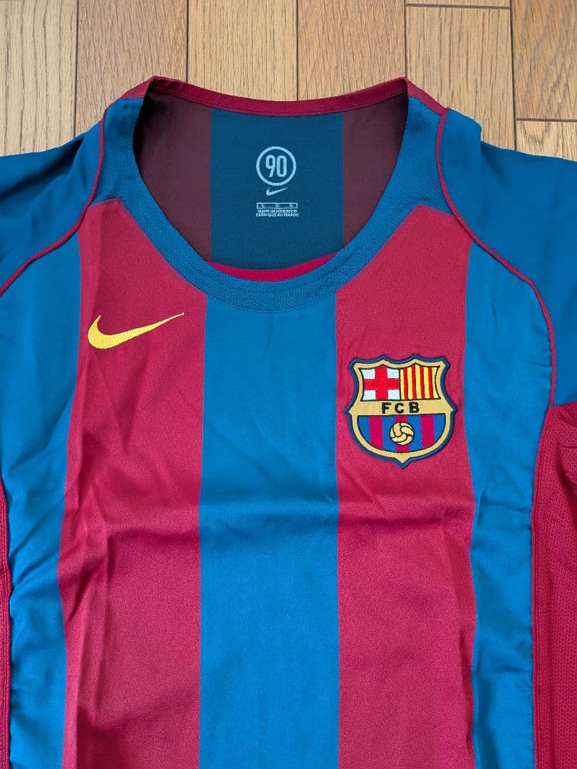 2004-05 NIKE FCバルセロナ ゲームシャツ Lサイズ