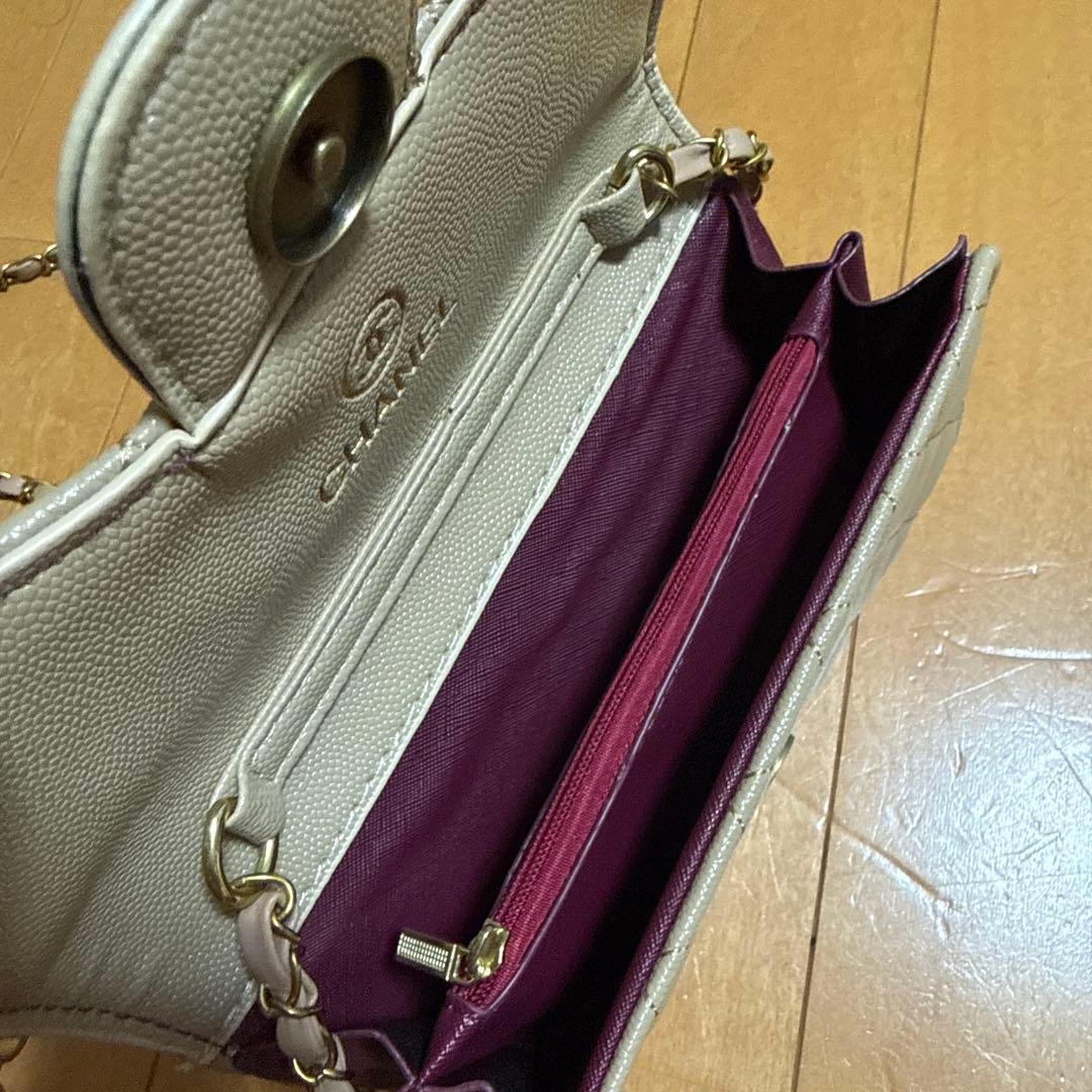 CHANEL ノベルティ チェーンショルダーバック チェーンウォレット