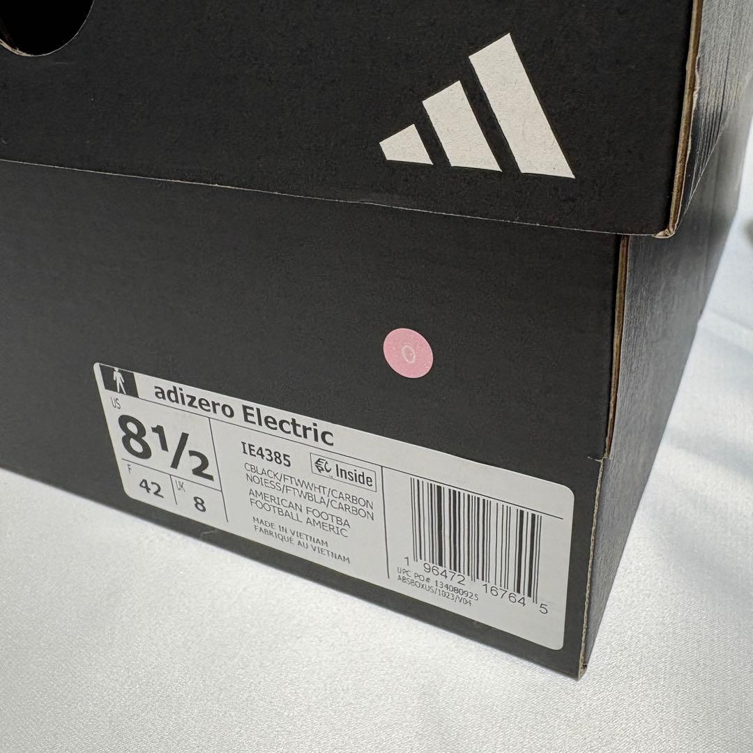 Adizero Electric Cleats BLK/WHT 26.5　O