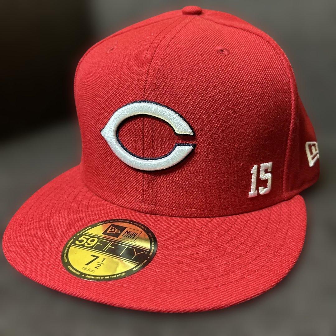 New Era 59FIFTY キャップ KURODA 15 黒田　広島カープ