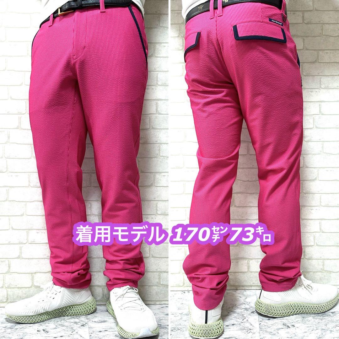 ☆美品☆ Jack Bunny シアサッカー素材 春夏 ストレッチパンツ Dカン