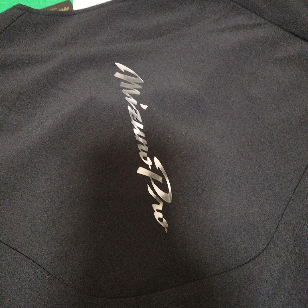 新品　MizunoPro　Ｖジャン　ハーフジップタイプ　Lサイズ 黒
