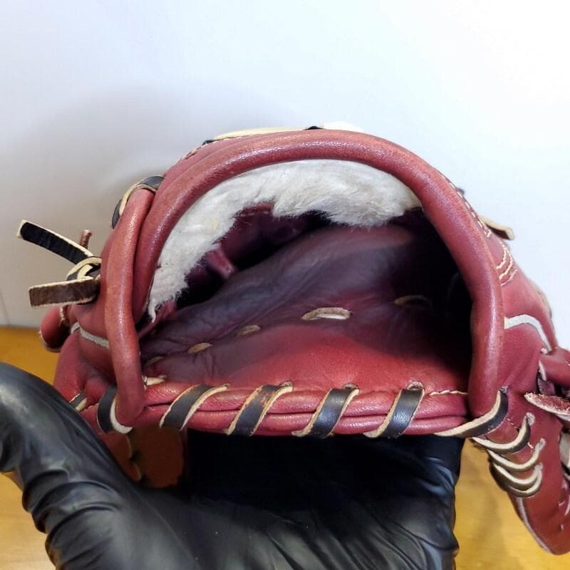 ミズノ グローバルエリート Lシリーズ 唐川型ウェブ 良品 投手用 軟式グローブ