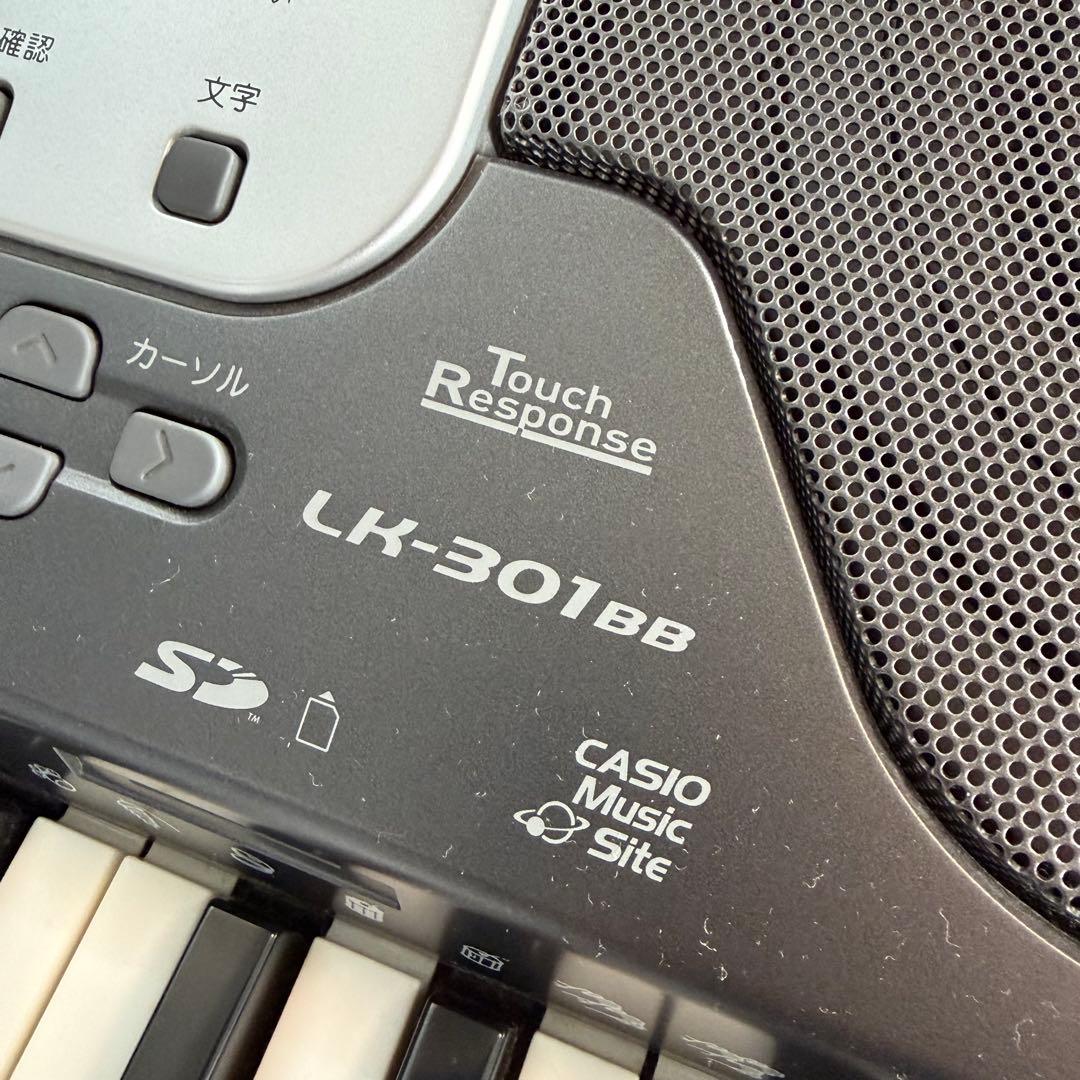 CASIO LK-301BB キーボードスタンド付き（訳あり）