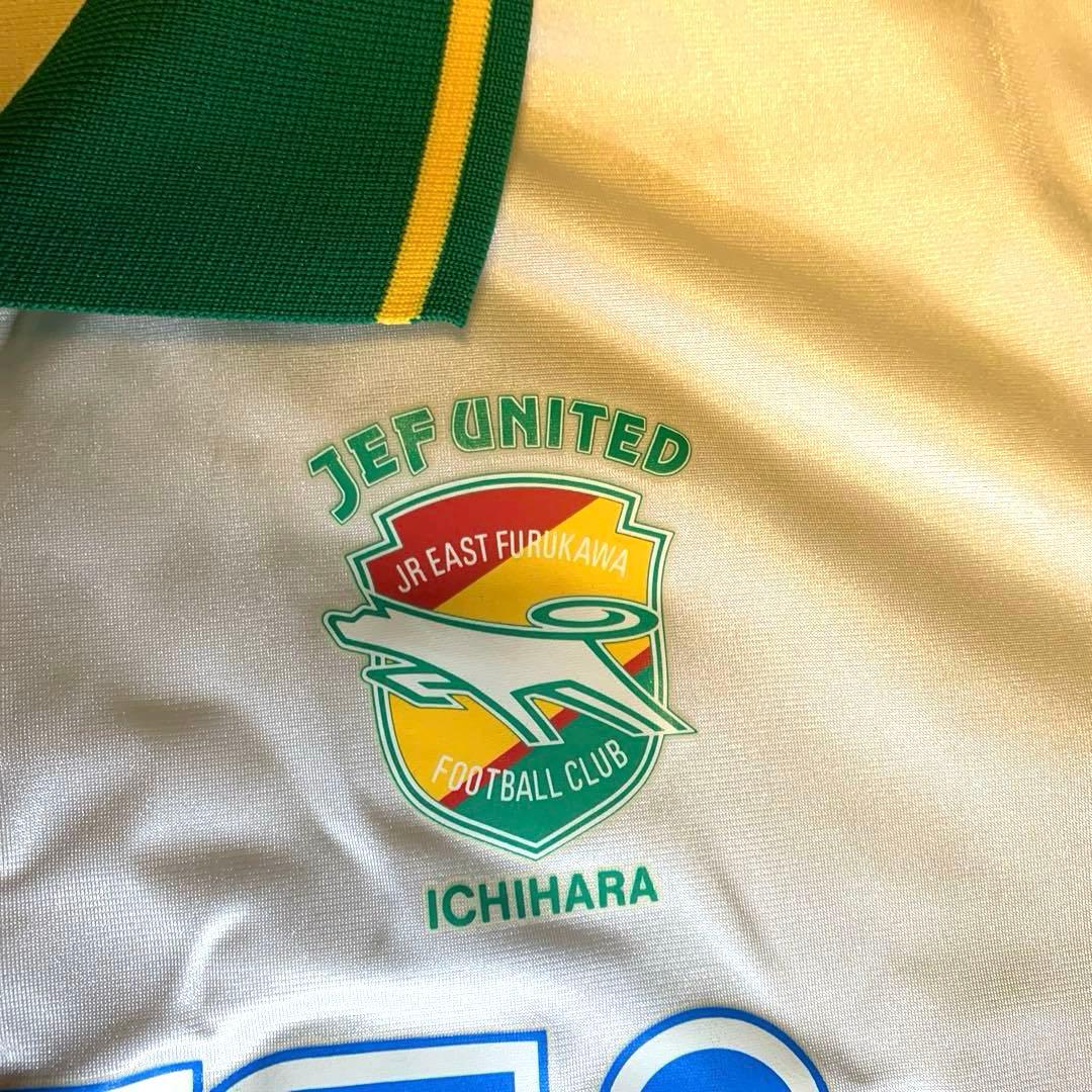 【希少】JEFUNITED市原 ユニフォームASICS93年製SEGA Oサイズ