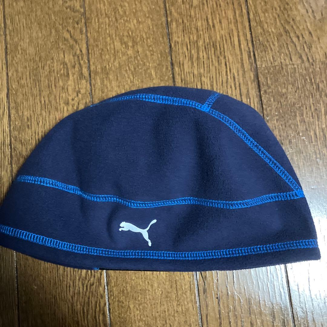 3点セット　プーマ　ウインタートレーニングセット　ランニングセット　ネイビー