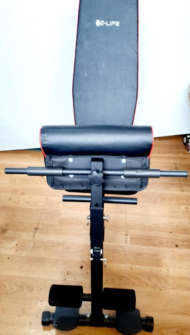 J 【中古】筋トレをお家でする方必見！トレーニングベンチ 折り畳み 調整可能