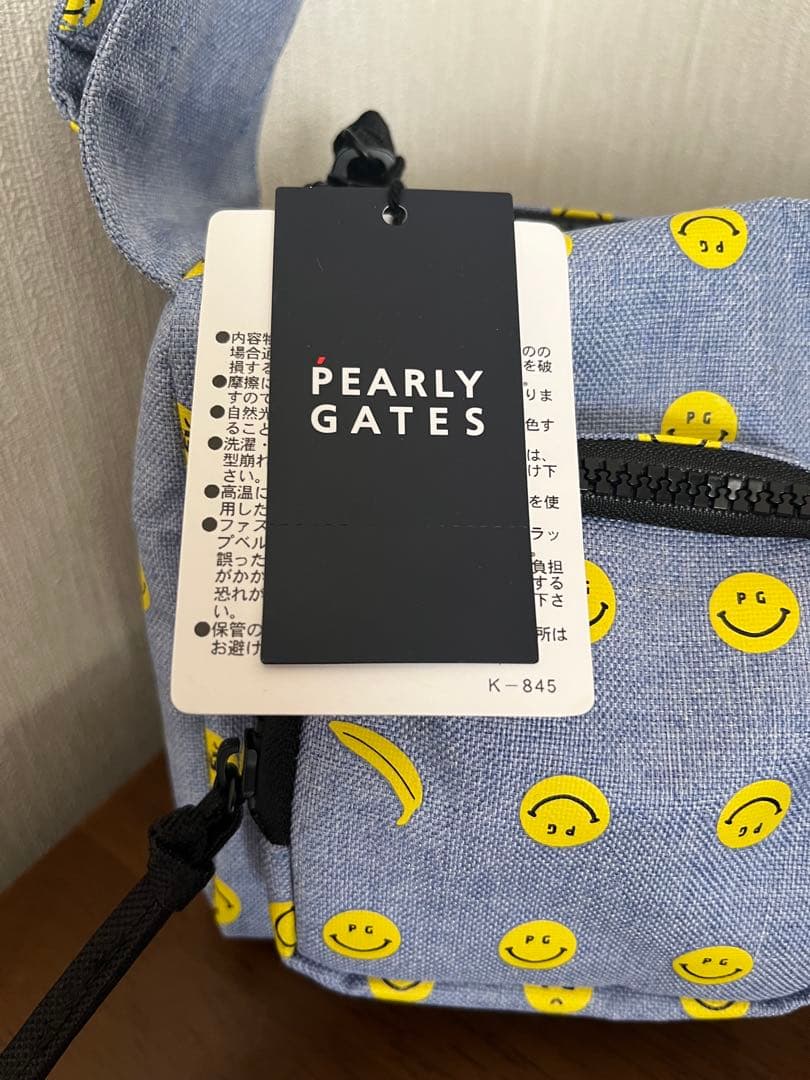 新品PEARLYGATES スマイリーフェイス デニムカートバッグ
