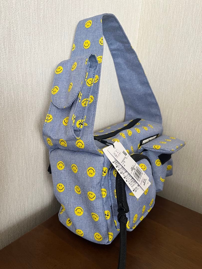 新品PEARLYGATES スマイリーフェイス デニムカートバッグ