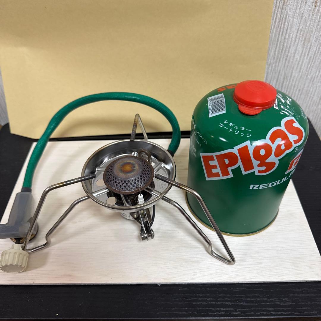 EPIGAS シングルバーナーコンロ ガス缶付き