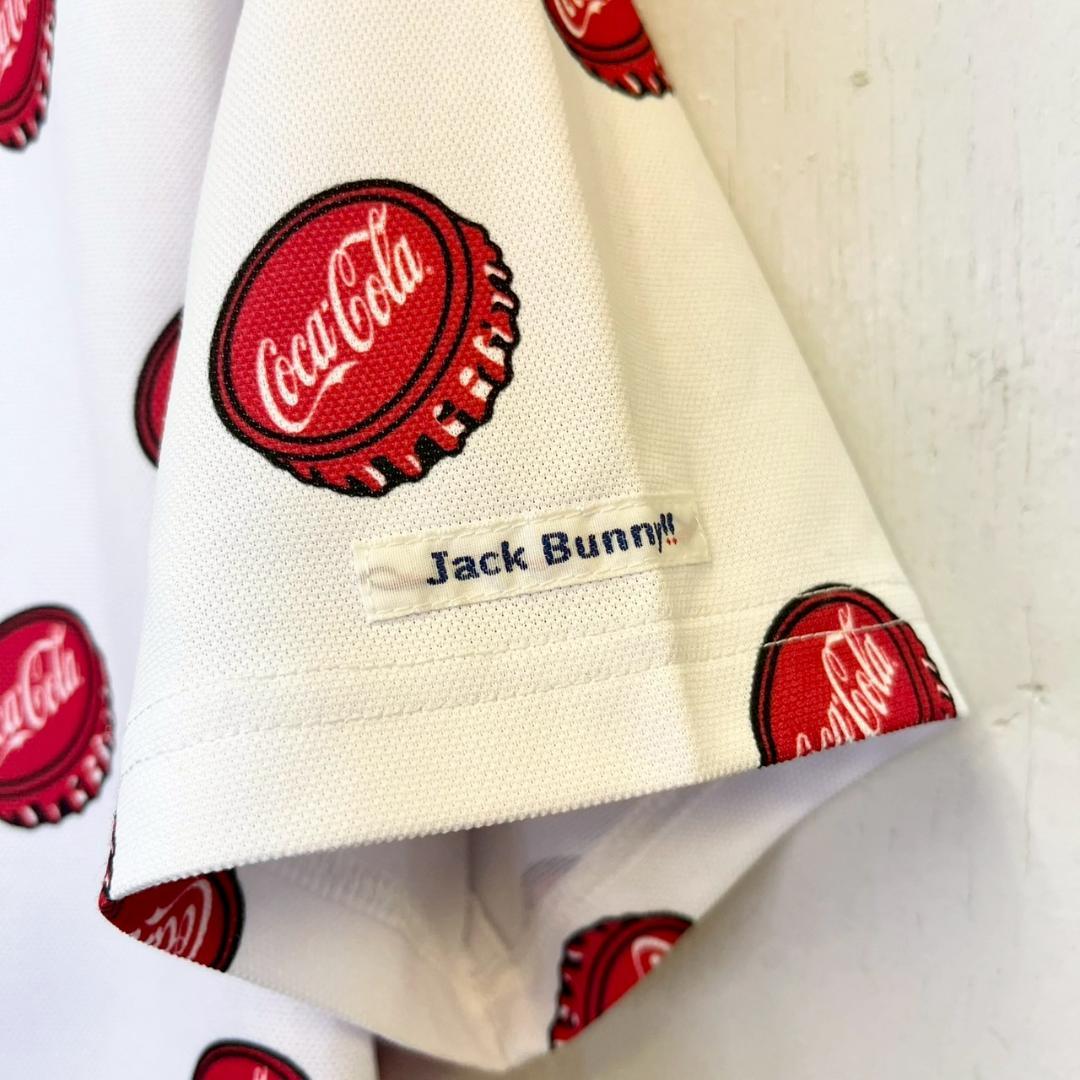 美品 Jack Bunny! Coca-Cola ポロシャツ サイズ5 0172