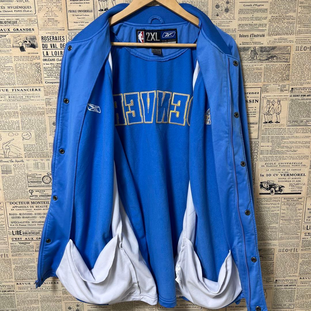 Reebok NBA NUGGETS ウォームアップジャケット 2XL 00's
