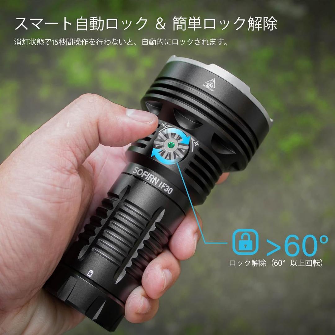 Sofirn IF30 12000ルーメン フラッシュライト