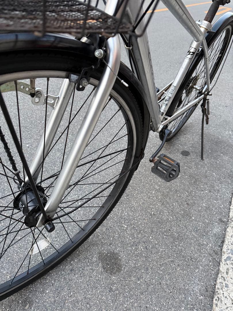 173 自転車 大阪市 【引取り限定】 美品 27インチ 変速付き