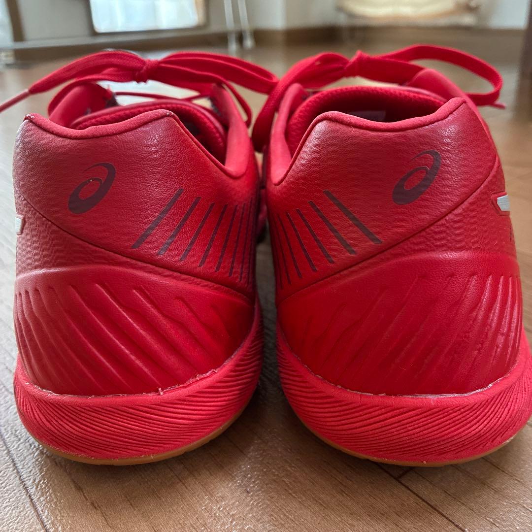 デスタッキ　27cm／asics フットサルシューズ レッド