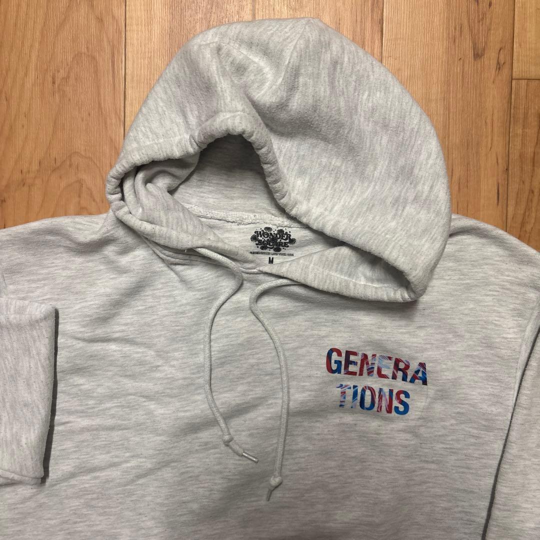 GENERATIONS フーディー Mサイズ グレー