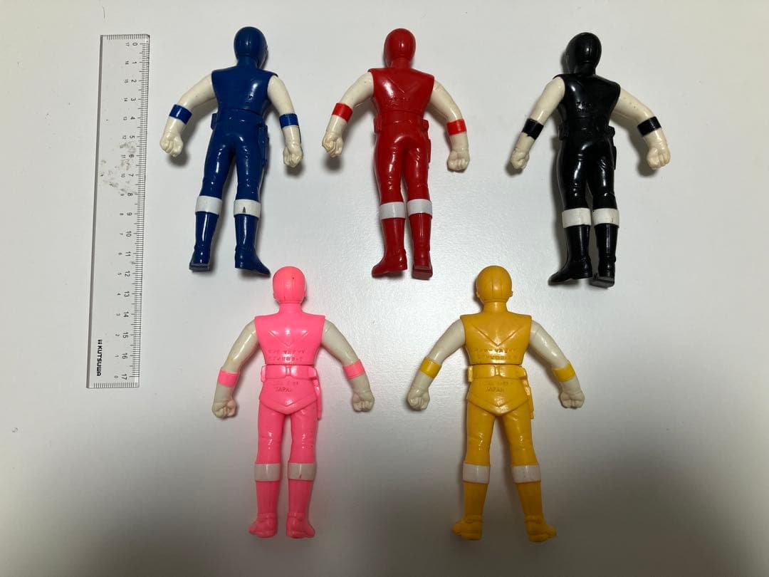 光戦隊マスクマン　ソフビ5体セット　まとめ売り