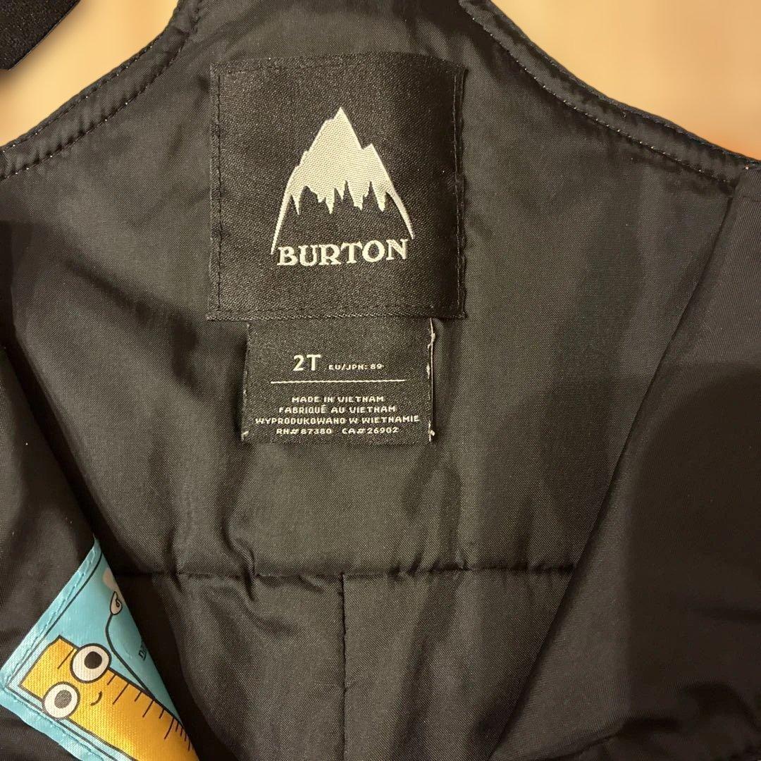 Burton キッズ　ビブパンツ 撥水パーカー2T スノーボード