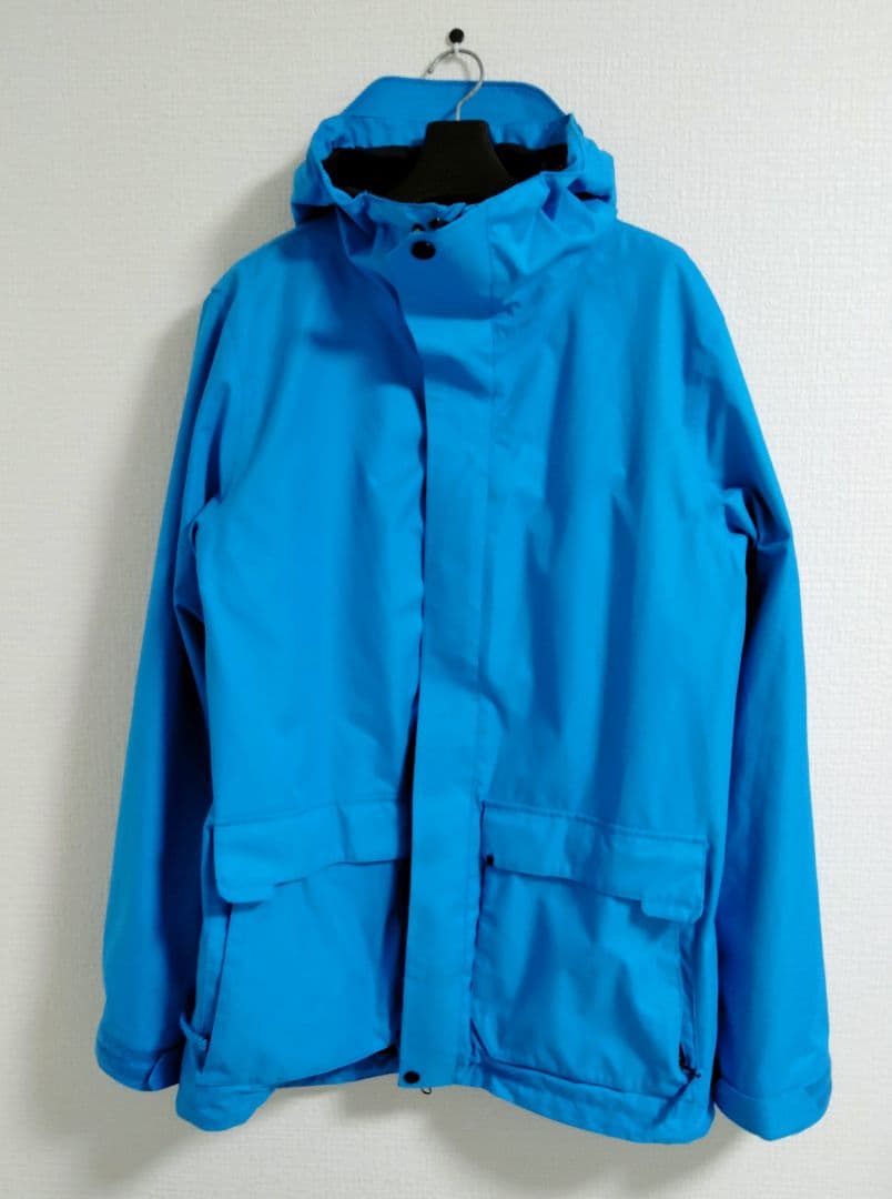 VOLCOM フード付きスノーボードウェア ジャケット スカイブルー Ｌサイズ