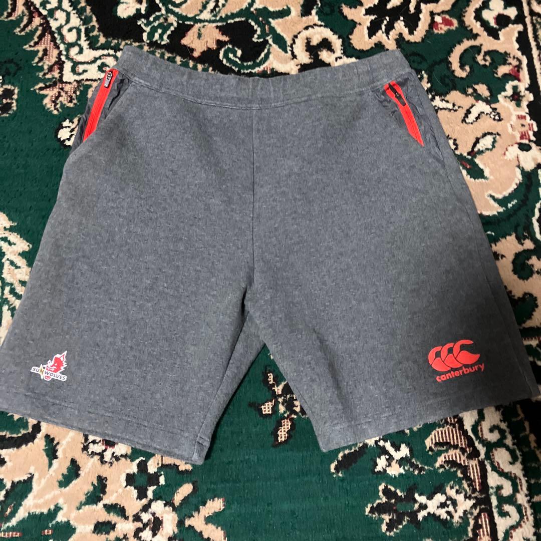 レア　サンウルブス Canterbury スウェット　L ハーフパンツ