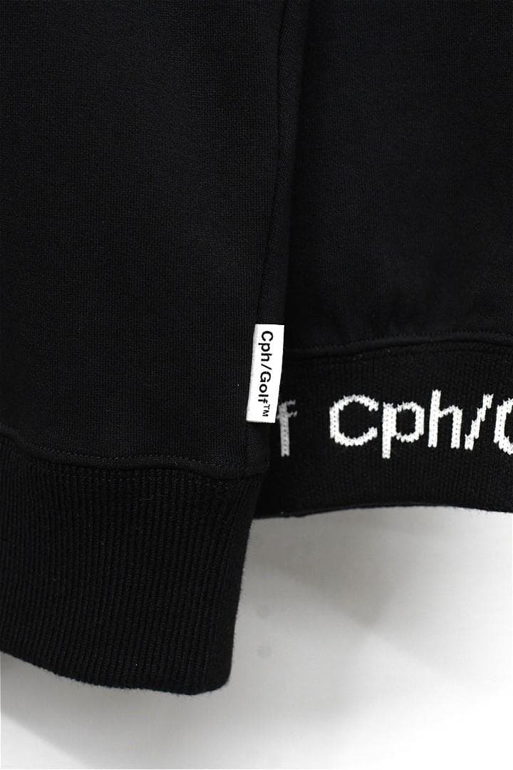A434 Cph Golf モックネックTシャツ ドロップショルダー L 黒