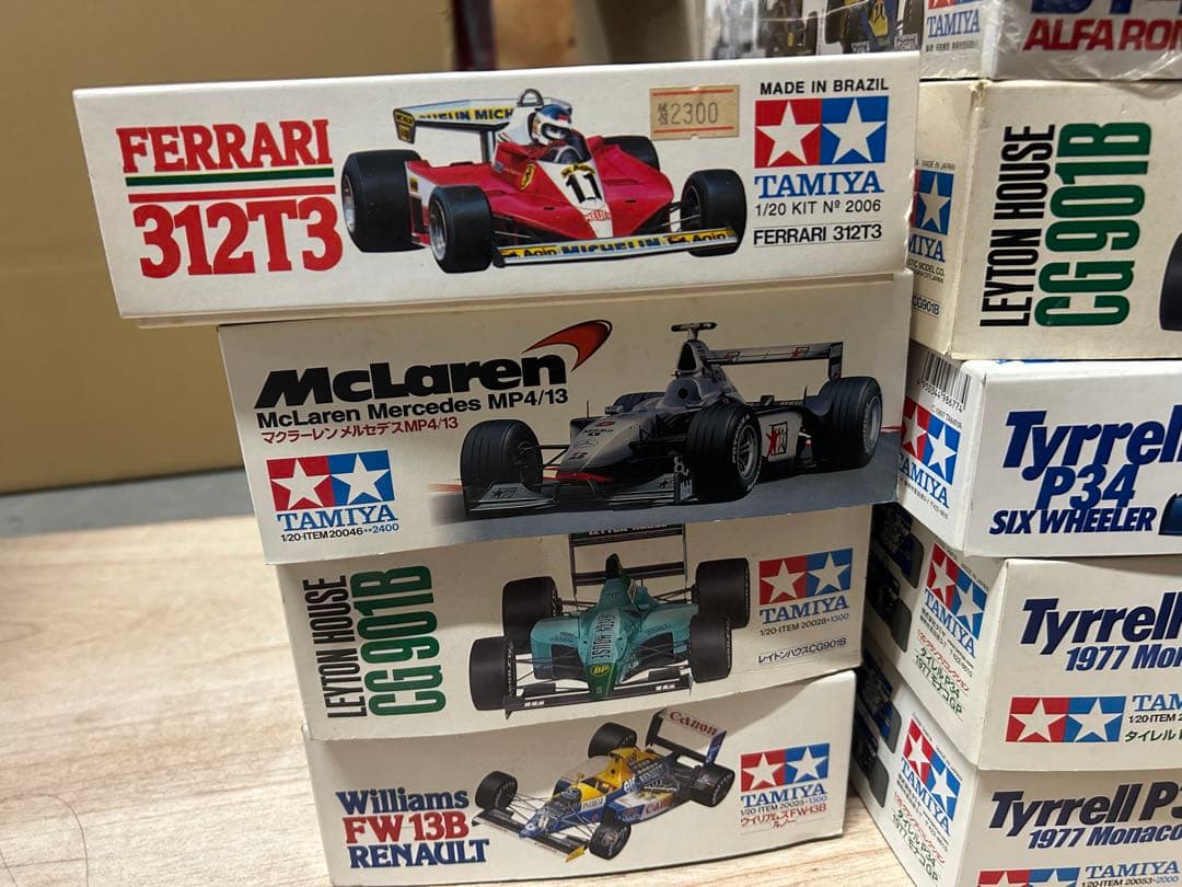 Tamiya 1/20 F1 プラモデルセット 複数車種