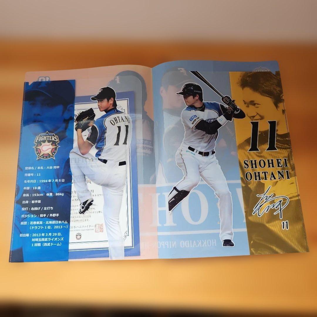 大谷翔平　プロ初登板試合観戦証明書　クリアファイル 2013年