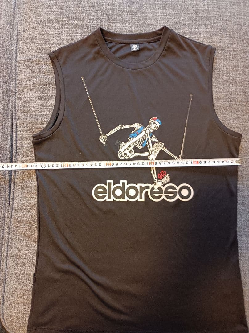 eldoreso ボーンマンノースリーブシャツ