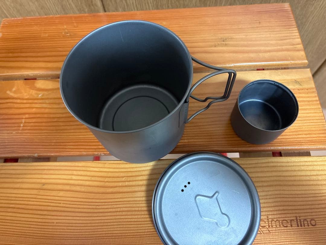 TOAKS チタンマグ　アルコールストーブ　クッカーセット