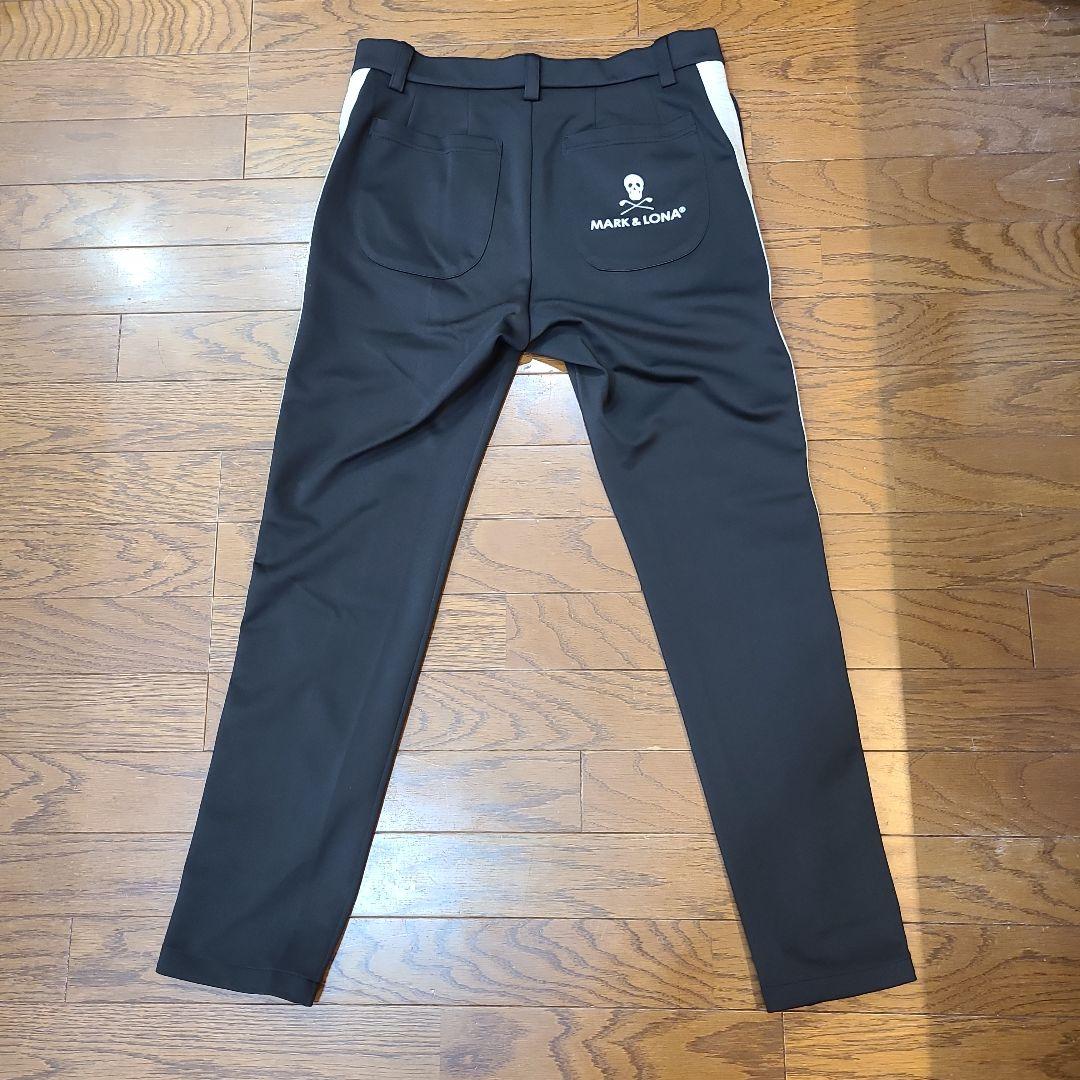 MARK&LONA 秋冬サイドストライプパンツ 46サイズ(未使用品)