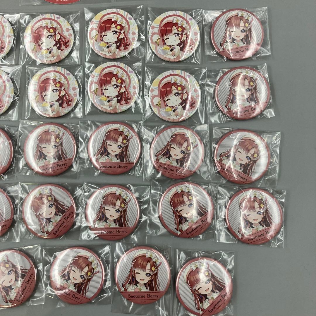 ★にじさんじ 早乙女ベリー 缶バッジ　まとめ売り 40点