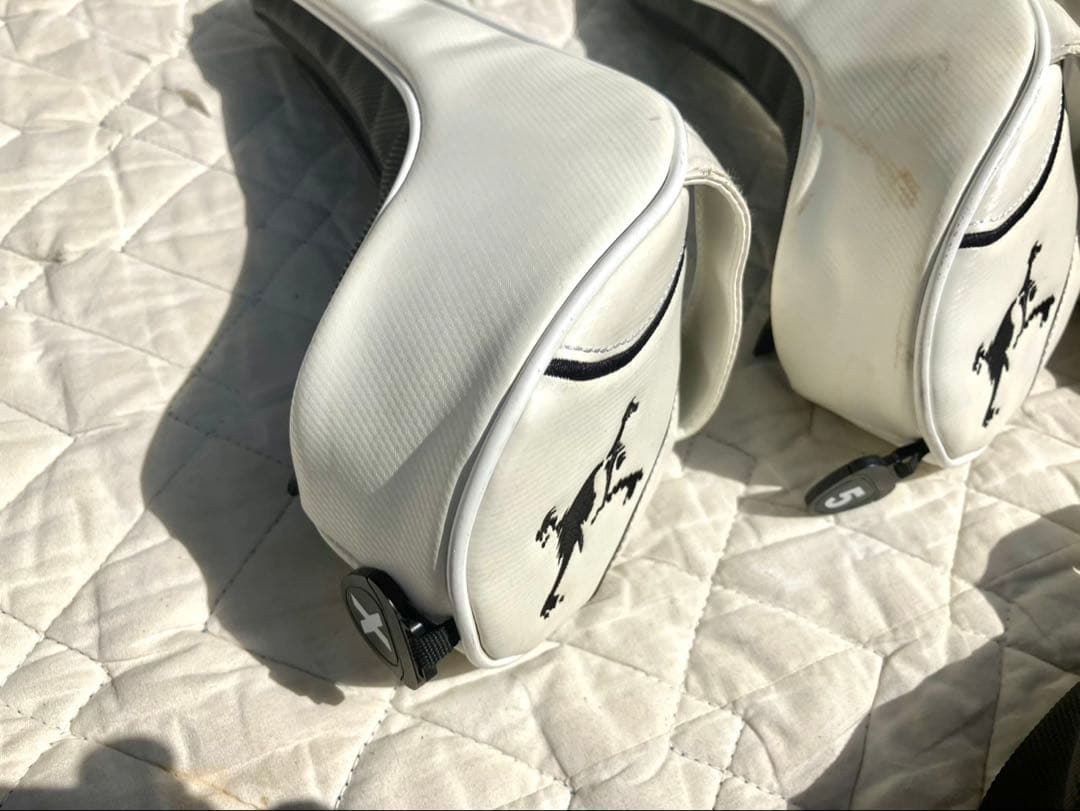 [ジャンボ✨]Oakley ホワイト キャディバッグ一式セット