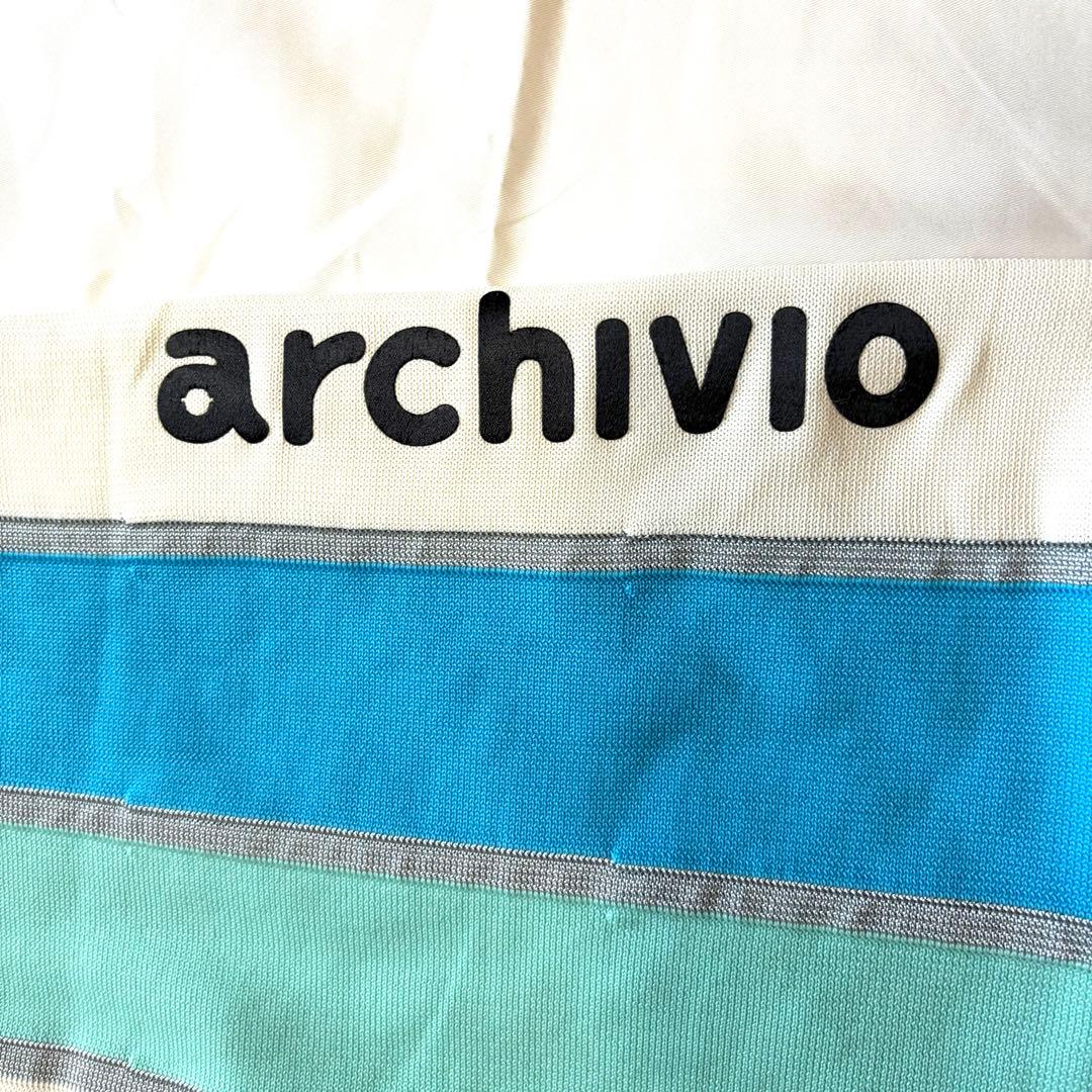 ARCHIVIO アルチビオ ポケット付き リバーシブル　スカート ブルー