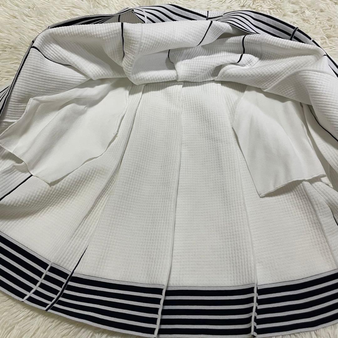 美品 PEARLY GATES ワッフル　プリーツスカート　ゴルフ
