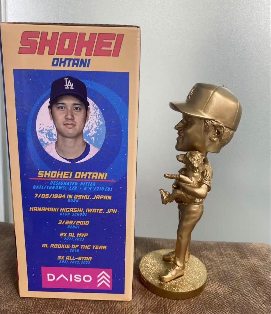 激レア　大谷翔平　デコピン　ゴールド　ボブルヘッド　来場者限定