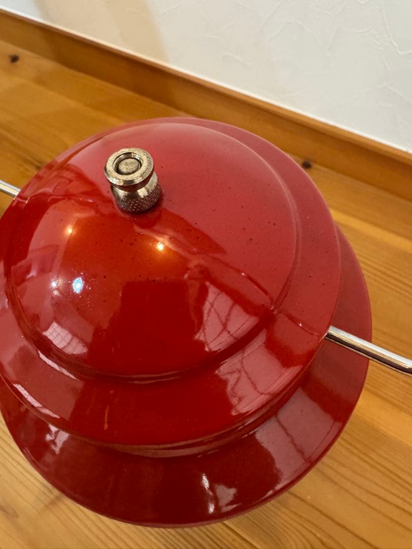 コールマン 200B743J クラシックランタン 赤 ケース付 動作未確認 美品