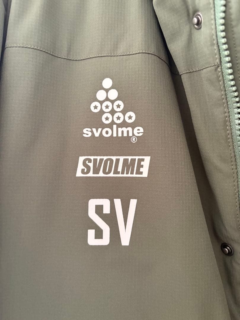 svolme SV フード付きベンチコート オリーブグリーン