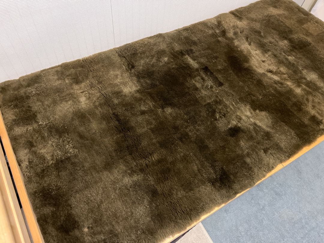 【新品未使用】ムートンシーツ シングル 95cm×200cm スプリングラム