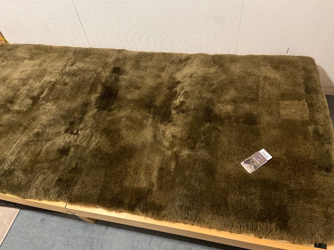 【新品未使用】ムートンシーツ シングル 95cm×200cm スプリングラム