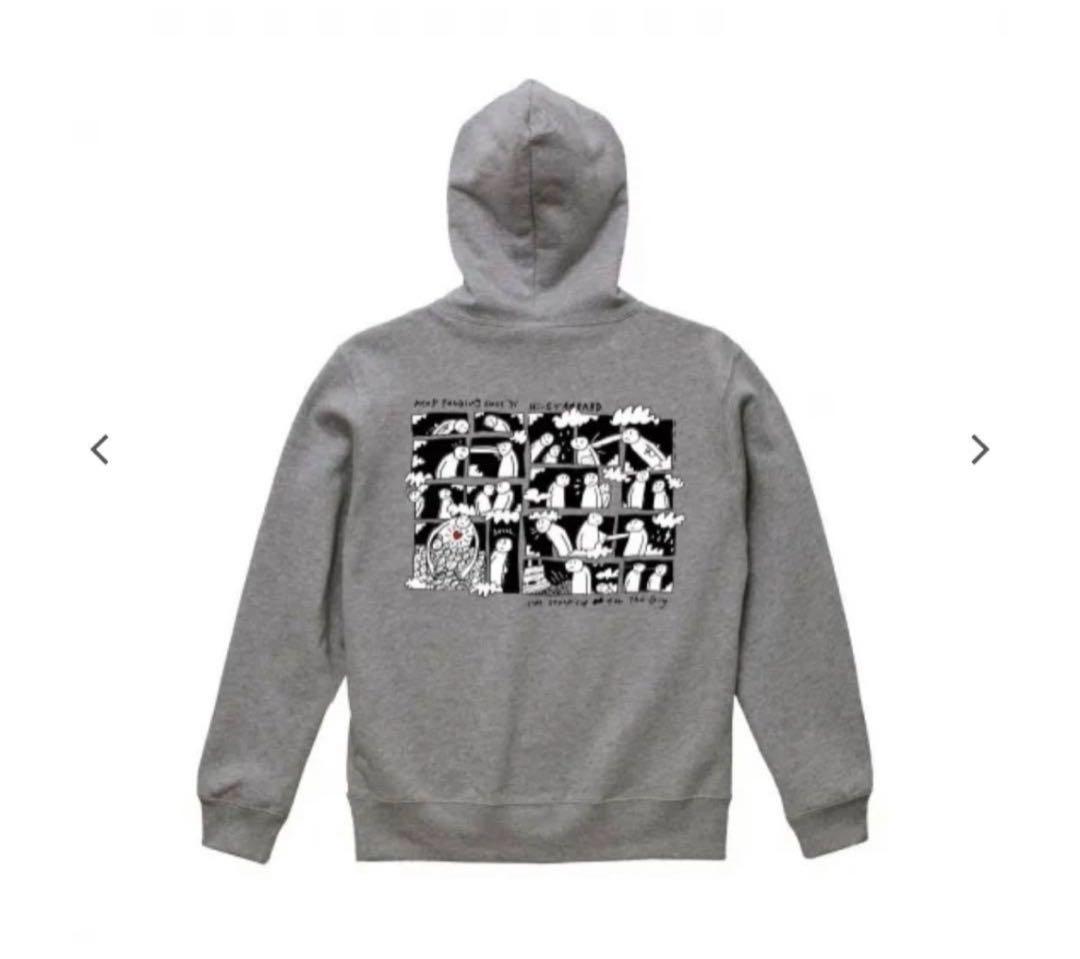 Hi-STANDARD　Diskah ZIP HOODIE (GRAY) XL