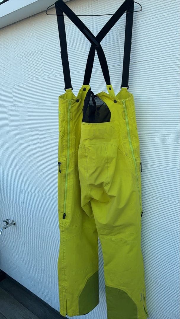 ak457 GORE-TEX イエロー GUIDE ビブ スノーボードウェア M