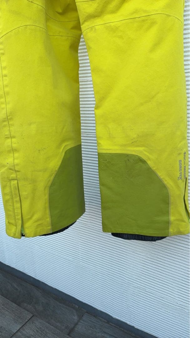 ak457 GORE-TEX イエロー GUIDE ビブ スノーボードウェア M