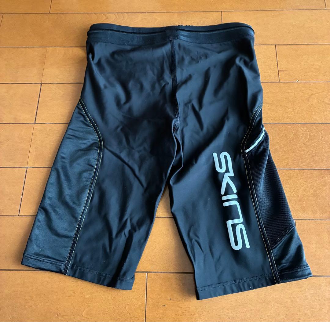 SKINS SERIES-3 ハーフタイツ ブラック S