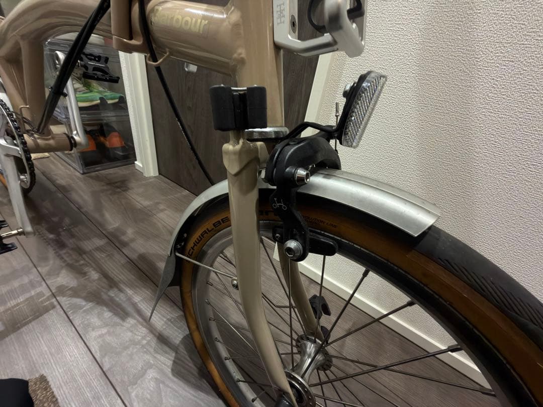 自転車本体 brompton barbour